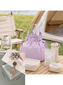 Portable Insulated Lunch Bag, Leak-Proof Crossbody Bento Bag, Suitable For School, With Adjustable Shoulder Strap And Dual Handles, Reusable Thermal/Cooling Bag, Perfect For Back To School, Work, Picnic And Travel - View 10