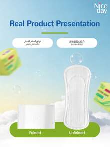 Niceday Ultra Soft Panty Liners, 155mm Daily Use, 20pcs/Pack, Super Thin Underwear Pads, Breathable For Intimate Area, Menstrual Pads, Fast Absorption - Ultra Soft 155mm (20pcs/1 Pack) - View 3