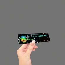 You Are No Longer Well Rested Sticker: Holographic Vinyl Decal. Vinyl Sticker (Applicable To Laptops, Water Bottles, Diaries, Cups, Planner Books, Etc.) - Star Film - View 2