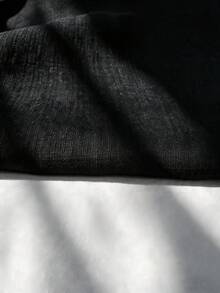 Vintage Chinese Style Heavy Embroidery Long Sleeve Half-Open Collar Women's Top - Black - View 6