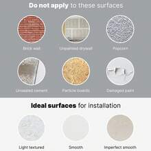 SUPSTICKER 6入波希米亞風扇形拱門牆貼，可移除 PVC 牆貼，適用於兒童房、嬰兒房、臥室，7.68x23.43 英吋 - 彩色 - 查看 11