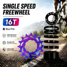 VXM Sepeda Gunung Warna Campuran Paduan Aluminium Roda Gigi Tunggal Freewheel Sepeda Dirt Jump AM 16T 18T Konversi Gigi Roda Gigi Tunggal Aksesori Roda Gigi Tunggal - MultiWarna - View 15