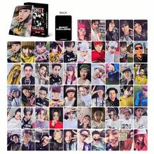 92/55張 K-POP LNGSH0T 4SHOVILLE 專輯小卡，包含 OHYUL、RYUL、WOODIN 與 LOUIS。嘻哈街頭風 K-Pop 周邊商品，高畫質印刷，頂級品質。92件組（60張卡 + 32張貼紙） - 彩色 - 查看 7