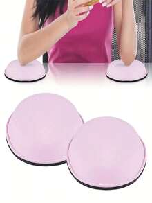 2pcs Round Memory Foam Nail Art Armrest Pads, Easy To Clean Comfortable Manicurist Arm Support Desk Wrist Rest, Manicurist Arm Pad, Manicurist Office Arm Rest Stand - Multicolor - View 14