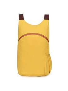 1pc Lightweight Foldable Portable Backpack Outdoor Sports Bag Lightweight Casual Multifunctional Hiking Backpack - Multicolor - View 9