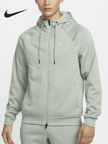 Jaket Olahraga Hangat Nike Authentic Therma-FIT Pria FZ1108-370 - FZ1108-370 - View 1