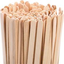 200pcs Wooden Wax Sticks Small Waxing Applicator Sticks Wax Spatulas Wood Craft Sticks For Hair Removal And Smooth Skin - View 3