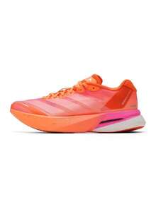 Adidas Men's Women's Running Shoes ADIZERO BOSTON 13 Racing Training Running Shoes Breathable Mesh Upper Athletic Shoes LB8524 - Bright Orange/bright White/glittery - View 5