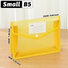A4/B5/FC Back-To-School Must-Have | Transparent Snap-Button Expanding File Bag,Multi-Color Durable PP Accordion Pocket,Lightweight Waterproof Organizer For Students&Office,Cute Stationery Storage For Campus,Daily Commute, Study Group,Travel - Landscape - View 31