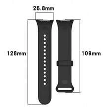 矽膠手錶錶帶，適用於 Redmi Watch 4/5/6 智慧手錶，錶帶配件替換，相容於 Band 10 Pro/9 Pro/8 Pro - 均碼 - 查看 5