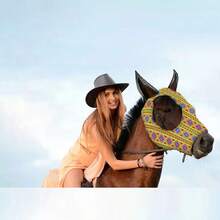 New Printed Horse Mask, Comfortable Horse Mask With Ears, UV Protection And Sun Protection, Soft And Lightweight, Breathable, Mosquito And Fly Proof - Decorative - View 5