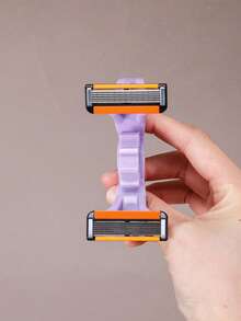 CTZIHGAO Bald Head Manual Razor, Men's Shaving Razor, Novel Shaving Razor With 3D Printed Handle, One-Piece Design, Portable Hair Trimmer, Men's Manual Shaving Razor, Men's Manual Double-Blade Hair Clipper, Quick Bald Head Shaving, Automatic Hair Cutting Set, Suitable For Head, Beard And Body, Portable Design, Suitable For Home And Travel Use - Multicolor - View 9