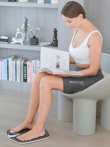 1pc EMS Foot Massager - 8 Modes 32 Intensities, Pulse Foot Massager, Microcurrent Leg Massager, Portable Leg Massager With Remote Control, USB Rechargeable, Relaxes Foot & Leg Muscles, For Home, Travel, Office, Gift For Parents - Multicolor - View 3