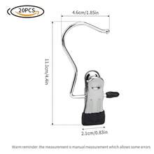Multi-Function Clothes Hanger Hooks Strong Load-Bearing Clothes Hats Boots Storage Rack Dip-Coated Anti-Slip Damage Free Hooks/5pcs 10pcs 30pcs - Black - View 2