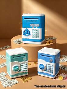 Salvadanella elettronica ATM per monete e contanti, scatola portamonete mini ATM per risparmio, giocattolo regalo per bambini e bambine dai 3 ai 12 anni, 3 4 5 6 7 8 9 10 11 12 anni - Multicolore - Visualizzare 13