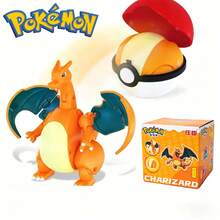 pokemon 兒童可變形寶可夢噴火龍怪獸球互動玩具，可變形口袋妖怪動作公仔，兒童動漫收藏模型，適合男孩女孩的節日生日禮物 - -Charizard - 查看 1