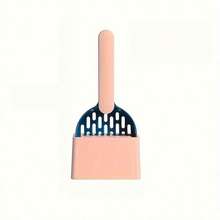 1pc Plastic Cat Litter Scoop, Hollow Mesh Cat Litter Scoop, Durable Pet Cleaning Tool, Suitable For Cat Litter Box - Multicolor - View 7