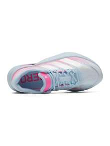 Adidas Men's & Women's Running Shoes ADIZERO BOSTON 13 2026 Summer New Racing Training Running Shoes Mesh Breathable LB8525 - Ice Crystal Blue/White Metallic/Glitter - View 9