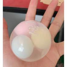 Best-Selling Crispy Ball Squeeze Toy, Malleable Stress Relief Ball, -Like Coconut Oil Squishy Ball, Soft Finger Toy, Girls Toy, Holiday Gift - Multicolor - View 10