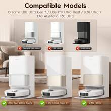 13 قطعة إكسسوارات مكنسة روبوت L10s Ultra Gen 2/L10s Pro Ultra Heat/X30 Ultra/Mova E30 Ultra، مجموعة قطع غيار مكنسة روبوت X40 Ultra - 13 قطعة - مشاهدة 3