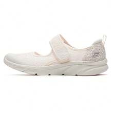 Skechers D'LUX Comfort Mary Jane Casual Shoes Velcro Commuter Walking Shoes - White - View 2