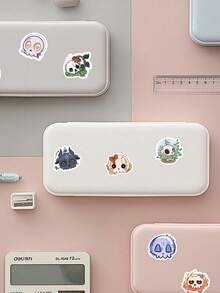 500pcs Vintage Skull Roll Stickers, Cute Japanese Style Creative Cool Stickers, Halloween Party Favors, Suitable For Sketchbook, Notebook, Backpack, Envelope DIY Graffiti Stickers - Multicolor - View 8