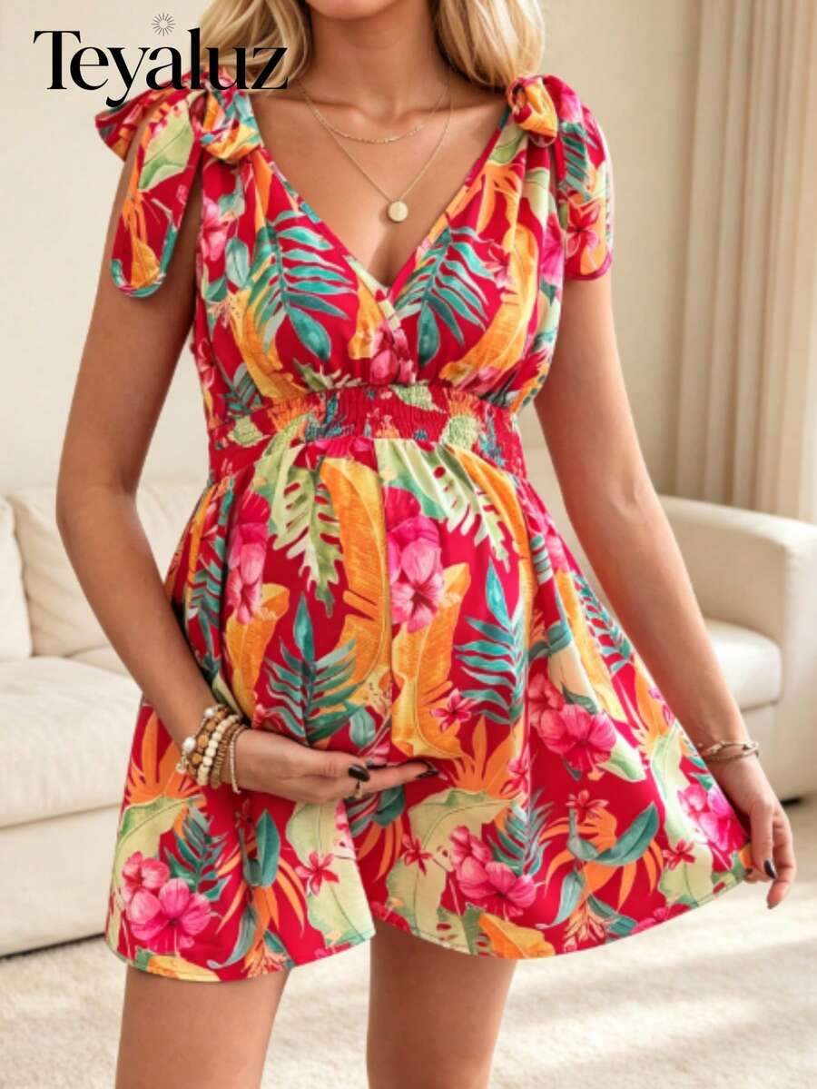 Maternity Bodysuits - Red - View 1