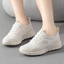 Skechers ULTRA LIGHT Lace-Up Walking Shoes Breathable Mesh Lightweight Soft Sole Casual Sports Shoes - White - View 3