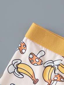 4pcs/Pack Celana Dalam Anak Laki-laki, Celana Boxer Musim Panas yang Nyaman, Lembut, dan Bermotif Cetak - MultiWarna - View 5