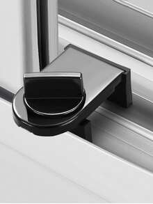 2pcs Aluminum Alloy Window Locks, High-Rise Building Anti-Fall Locks, With Anti-Pinch, Anti-Theft And Anti-Fall Functions - Multicolor - View 16