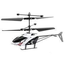 Helicóptero de Control Remoto para Adultos, de Plástico en Blanco, Amarillo y Negro, con Carga USB, Juguete de Control Remoto Recargable de 2 Canales. - control remoto amarillo - Ver 10