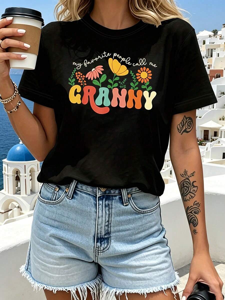 Women T-Shirts - Black - View 1