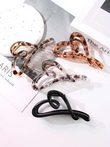 4pcs Niche High-End Ribbon Bow Hair Claw Clips, Personalized Back-Of-Head Bathing Updo Hair Clips, Large Hair Claw For Thick Hair, Hot Girl Half-Up Ponytail Seamless Fixing Hair Clips, Versatile Hair Accessories For Outings, Sports, Shopping, Parties, Camping, Performances, Afternoon Tea, Valentine's Day, Halloween, Carnival, Birthday Ideal Gift - Multicolor - View 15
