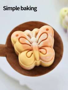 A Set Of Butterfly, Pony And Bell-Shaped Pastry Molds. Cute Mini-Sized Animal-Shaped Mooncake Molds. ABS Hand-Pressed Cookie Molds. Maamoul Mold. Date Palm Sugar Mold. Sweet Dessert-Making Tools - View 7