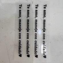 4pcs Te Amo, Maneja Car Rearview Mirror Stickers Decor DIY Car Body Decals SUV Vinyl Stickers Te Amo, Maneja I Love You Drive Carefully Inspirational Phrase Mirror Car Rearview Mirror Stickers - Multiple Styles - View 13