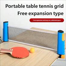 Portable Retractable Table Tennis Net Rack, Adjustable Universal Ping Pong Net Holder Replacement For Indoor Outdoor Table Tennis Training Game Accessories, Multiple Colors Optional - Multicolor - View 5