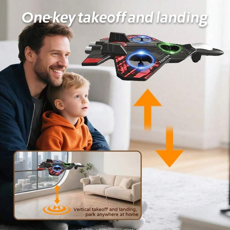 Kids Remote Control Airplanes & Jets - Red 1 Battery - View 7