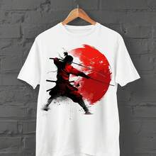Japanese Samurai T-Shirt Anime Samurai Japanese Ink Animation Japanese Aesthetic Samurai Comfortable And Breathable For Daily Use - 款式 - 查看 1