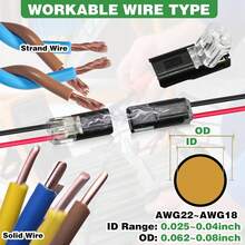 50 Conectores De Cable De Bajo Voltaje, Conector De Cable - B - Ver 6