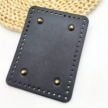 Handmade DIY Straw Handbag PU Leather Accessories Self-Made Vintage Pattern Bucket Bag Materials Shoulder Crossbody Bag Strap - New Model - View 16