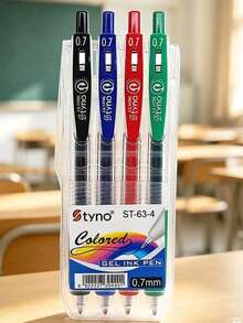 BIA G-9001 Classic Neutral Pens, 12pcs/8pcs/6pcs/4pcs, 0.5mm/0.7mm, Student Marker Pens, Suitable For Manual Accounting, Hand Drawing, Neutral Pens, Back To School Season Neutral Pen Set, Smooth Writing, Vibrant Colors, Planner Drawing Set - Sets - View 10