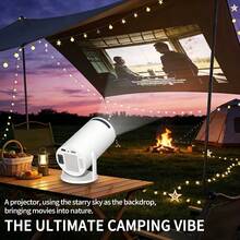 Compact Lightweight Mini Projector Designed For Android Users. Supports 4K High Definition And Local 720P Resolution, Making It An Ideal Choice For Home Theater Setup Due To Its Built-In Application System. - White - View 5