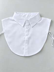 1/2pcs Detachable Fake Collar, Men's Half Shirt False Collar, Popular Men's Accessory - Multicolor - View 10