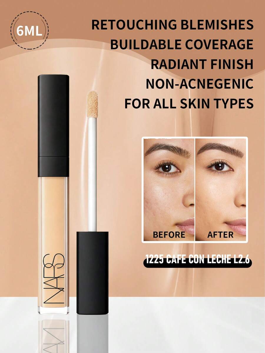 Nars 亮采遮瑕膏 #Cafe Con L2.6(淺至中色調,暖底色)6ml / 0.22 Oz | 高遮瑕、可疊加遮瑕膏 | 提亮並修飾黑眼圈與瑕疵 - Cafe Con Leche L2.6 - 6ml - 查看 1