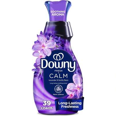 Downy Ultra Soft Fabric Softener Liquid, Calm, Lavender And Vanilla Bean, 26 Fl Oz, 39 Loads Variant 1