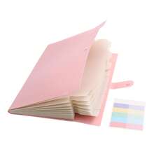 8-Pocket Expandable File Folder With Color Labels, Accordion-Style Paper Organizer, Portable Expandable Bill And Receipt Holder, A4 Letter Size Document Storage, Suitable For Home, School And Office Supplies - A - View 9