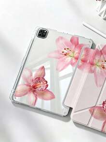 Casing Pelindung Tablet Lipat Berbentuk Y, Kompatibel dengan iPad Mini 6/7/9.7/10.2/10.5/10.9/12.9/Pro 11 (Generasi ke-10), Penyangga yang Dapat Diatur Sudutnya, Kompatibel dengan iPad Air 11 Inci (M2) - 2024, Air 11 Inci (M3) 2025, Slot Pensil Terintegrasi, Penutup Belakang Transparan, Perlindungan Anti Guncangan, Fungsi Bangun/Tidur Otomatis - MultiWarna - View 2