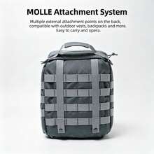 Tactical Helmet Bag, Multi-Functional Molle Storage & Carrying Bag, Motorcycle Riding Storage Bag, Suitable For Sports, Hunting, Shooting, Combat Helmet - Multicolor - View 7