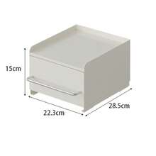 1pc Multifunctional Kitchen Storage Box With Pull-Out Drawers, Hollow Draining Countertop Storage Box, Holds Coffee Machine, Capsules, Tea Bags, Rice Cookers, Tableware And Condiments For Neat Kitchen Counter Arrangement - Coffee Capsule Holder - View 9