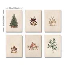 1/6pcs Set Framed/Unframed Pink Bow Wreath Tree Bells Ornament Nutcracker Snowflake Christmas Canvas Poster Cozy Winter Xmas Holiday Nursery Wall Art Print Minimalist Girl Room Festival Decor Painting For Dorm,Kids Room,Bedroom,Modern Home Decoration - B - View 15